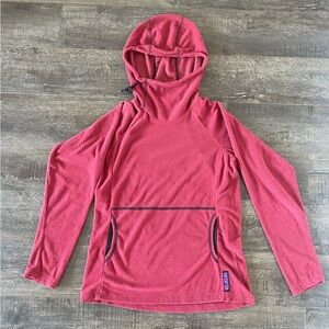 Melanzana Microgrid Hoodie Red size medium
